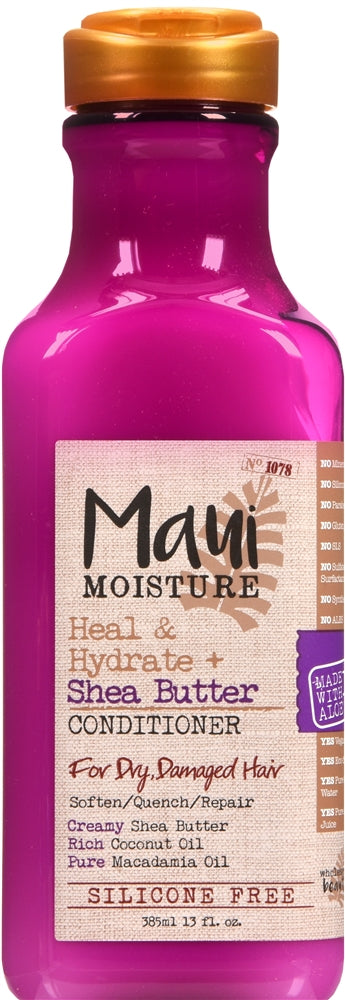 Repair Moisture + Shea Butter Shampoo and Conditioner Set, 385ml X2 bottles