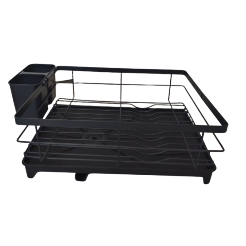 Black Kitchen Utensil Holder Dish Rack
