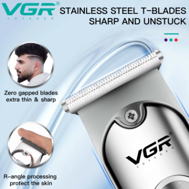 VGR Hair Trimmer Professional Hair Clipper Wireless Hair Cutting Machine Electric Zero Cutting Machine Trimmer for Men V-071