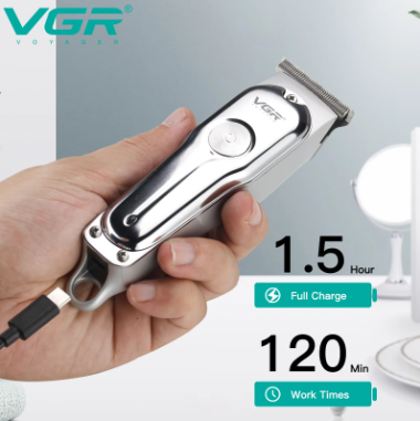 VGR Hair Trimmer Professional Hair Clipper Wireless Hair Cutting Machine Electric Zero Cutting Machine Trimmer for Men V-071