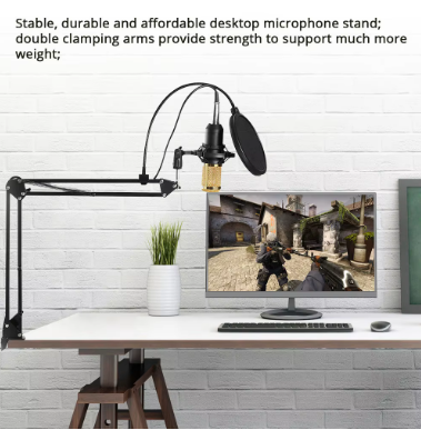 Studio Recording Condenser Microphone Kit for Network Broadcasting BM8W