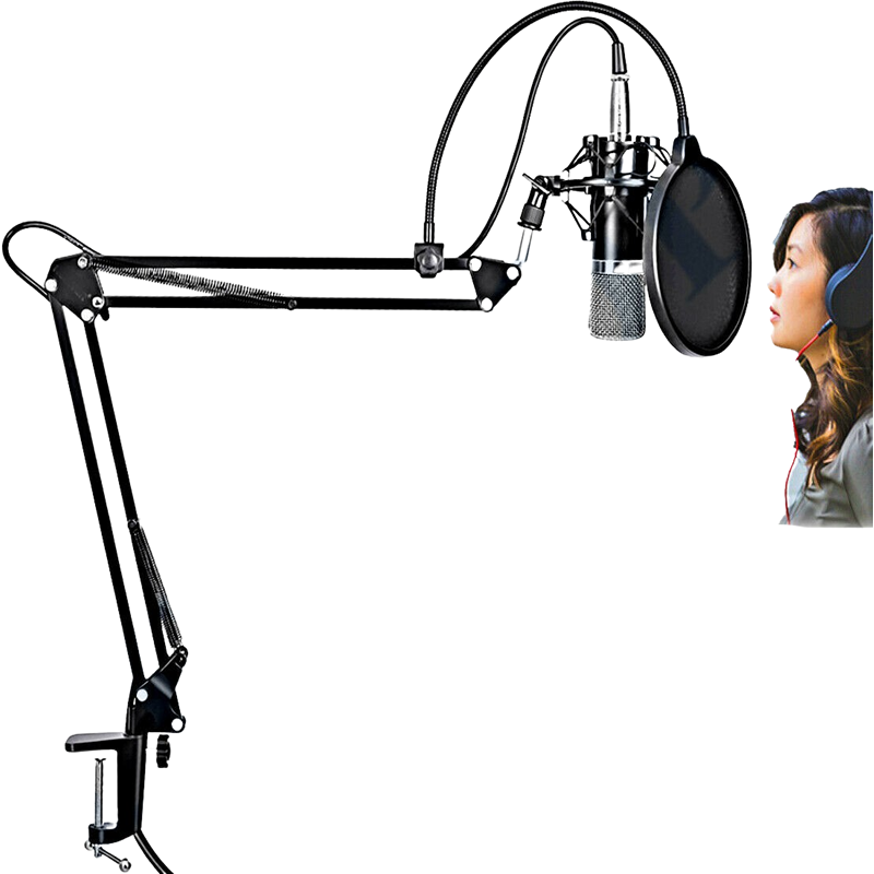 Studio Recording Condenser Microphone Kit for Network Broadcasting BM8W