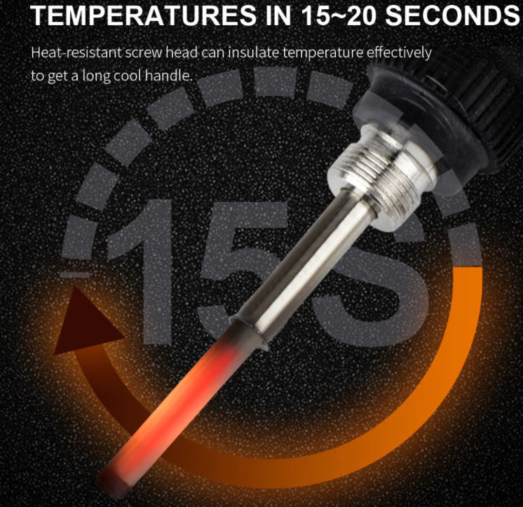 Precision 80 Watt Soldering Iron Kit with LCD & Adjustable Temperature