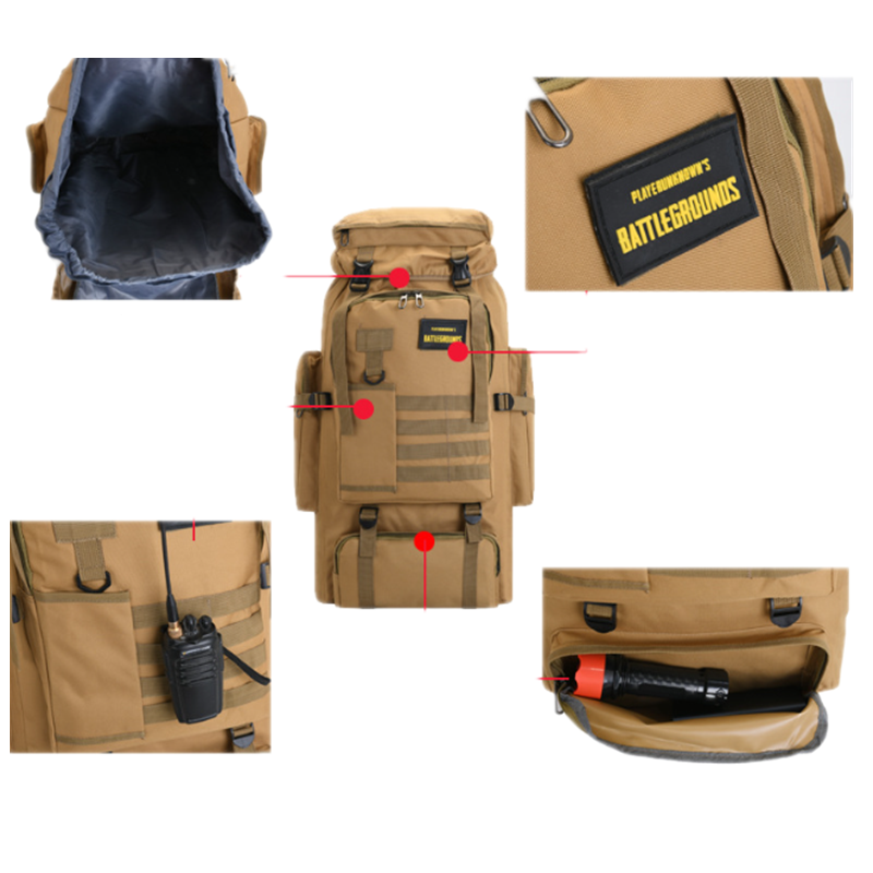70L Outdoor Storage Backpack
