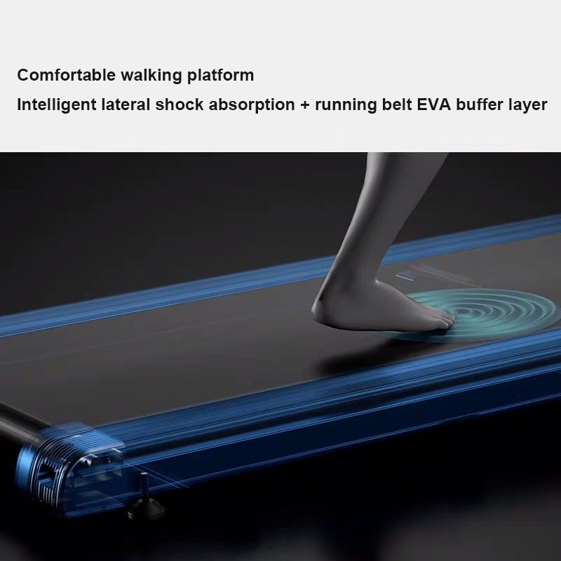 SPORTINO Walking jogging machine, mobile phone application/remote control dual mode, powerful and silent, Smart display exercise time, steps, speed, real-time grasp of exercise status