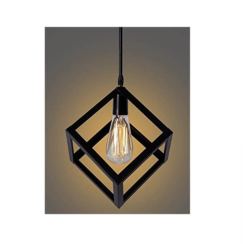 3 Light Decorative Cube Hanging Pendant Light