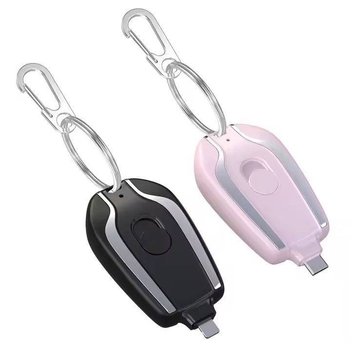 Mini Portable Keychain Mobile Phone Emergency Power Bank Type C - iPhone