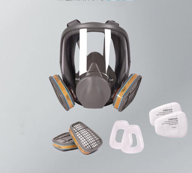 Full Face Mask Activated Carbon Dust and Gas Protection Full Face Mask