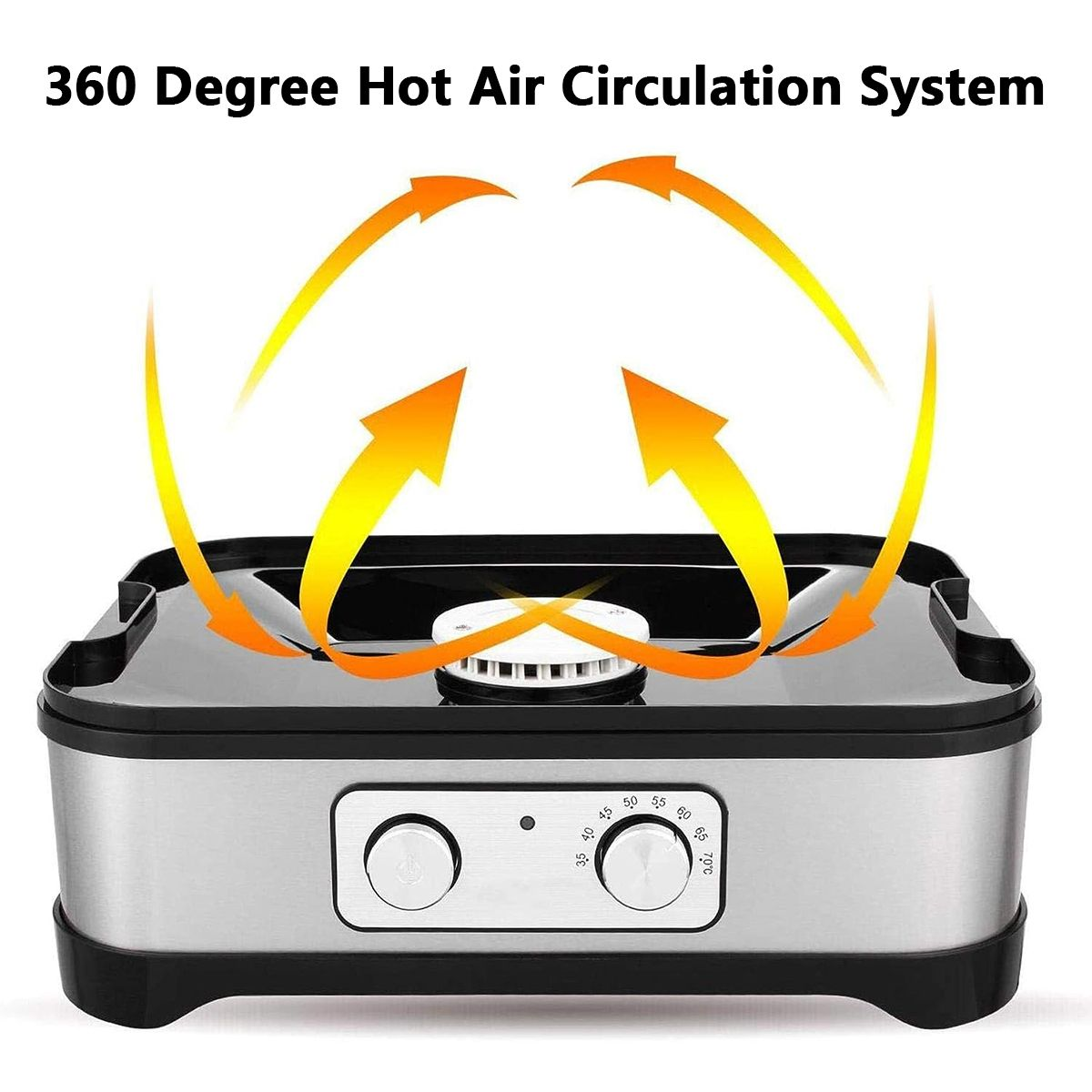 Sonifer Electric Food Dehydrator Reusable 5-Trays Biltong Maker for Fruit