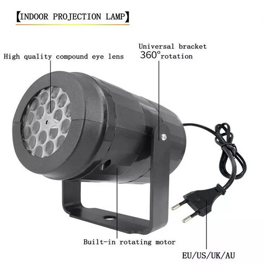 16 Patterns Christmas Projection LED Light-MRUL