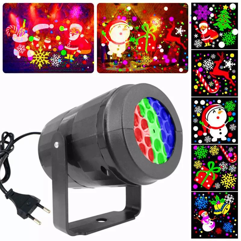 16 Patterns Christmas Projection LED Light-MRUL