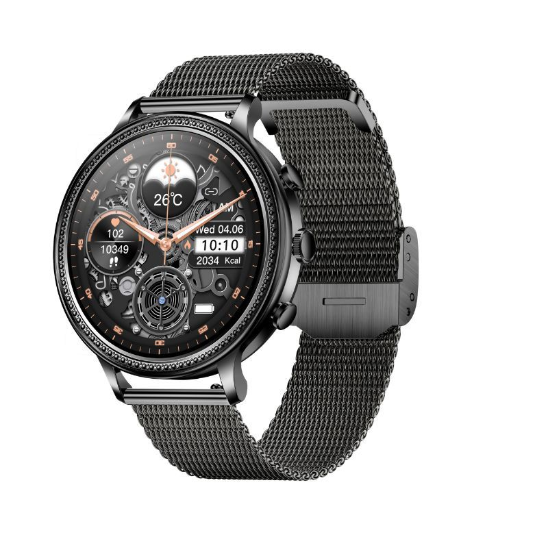 TOXIYA Dual Belt Luxury Smart Watches for Women Bluetooth Call Connected Phone Woman Watch Health Monitor Sports Smartwatch