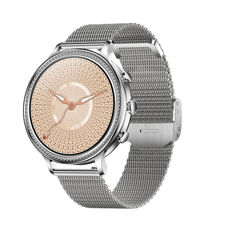 TOXIYA Dual Belt Luxury Smart Watches for Women Bluetooth Call Connected Phone Woman Watch Health Monitor Sports Smartwatch