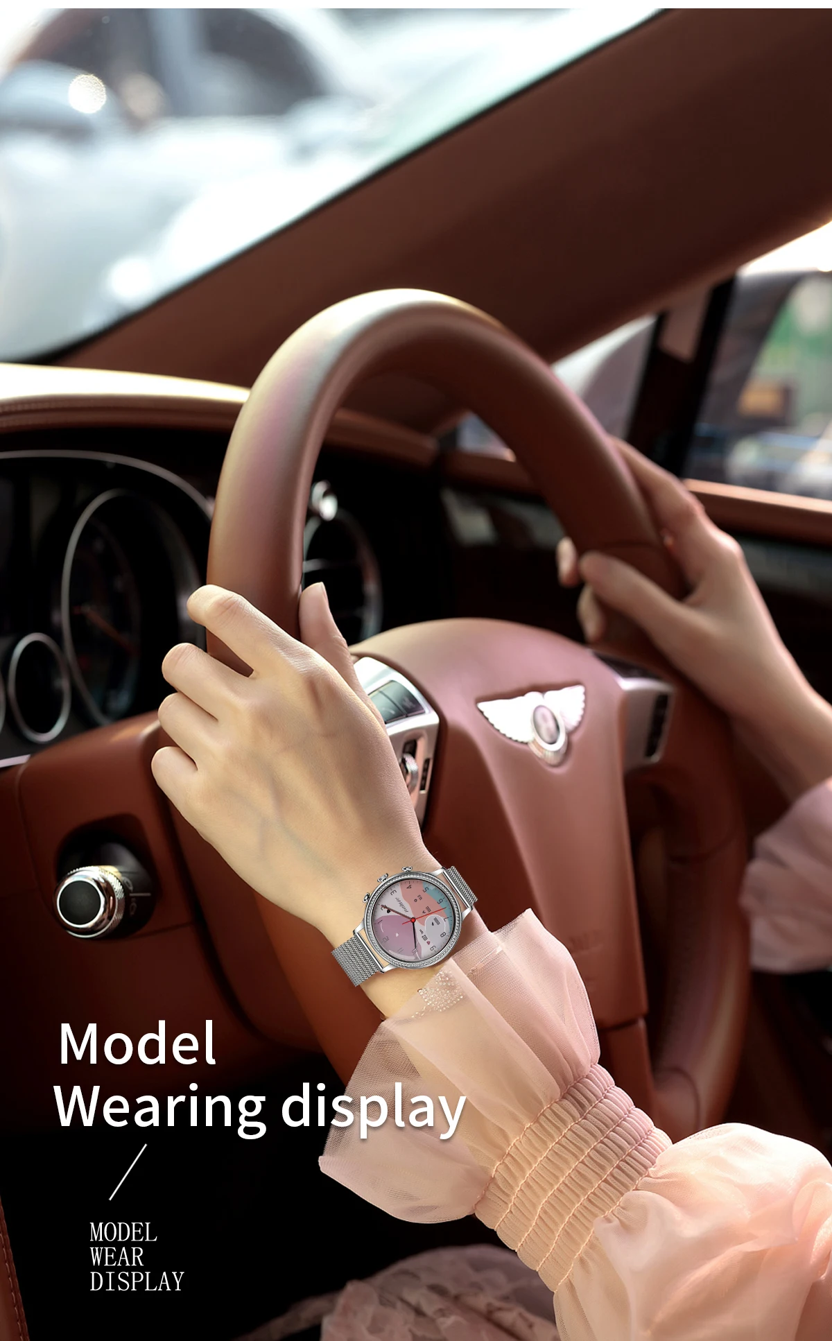 TOXIYA Dual Belt Luxury Smart Watches for Women Bluetooth Call Connected Phone Woman Watch Health Monitor Sports Smartwatch