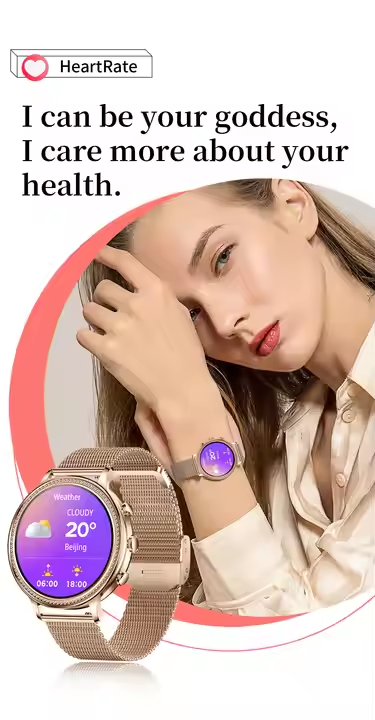 TOXIYA Dual Belt Luxury Smart Watches for Women Bluetooth Call Connected Phone Woman Watch Health Monitor Sports Smartwatch