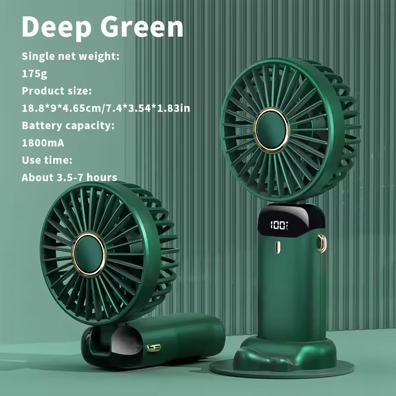 Portable Electric Fan Home Air Conditioner Mini Rechargeable Cooler Handheld Usb Conditioning