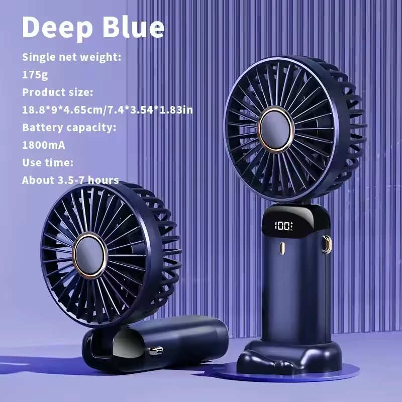 Portable Electric Fan Home Air Conditioner Mini Rechargeable Cooler Handheld Usb Conditioning