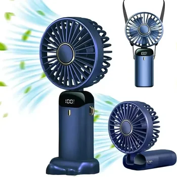 Portable Electric Fan Home Air Conditioner Mini Rechargeable Cooler Handheld Usb Conditioning
