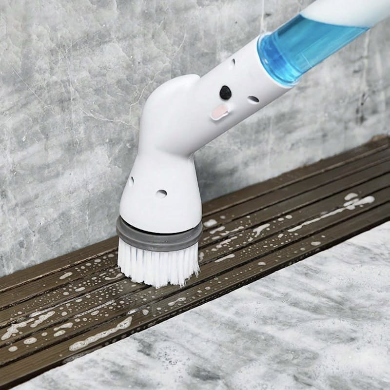 Multifunctional Rechargeable Cleaning Spin Scrubber - With 5 Heads