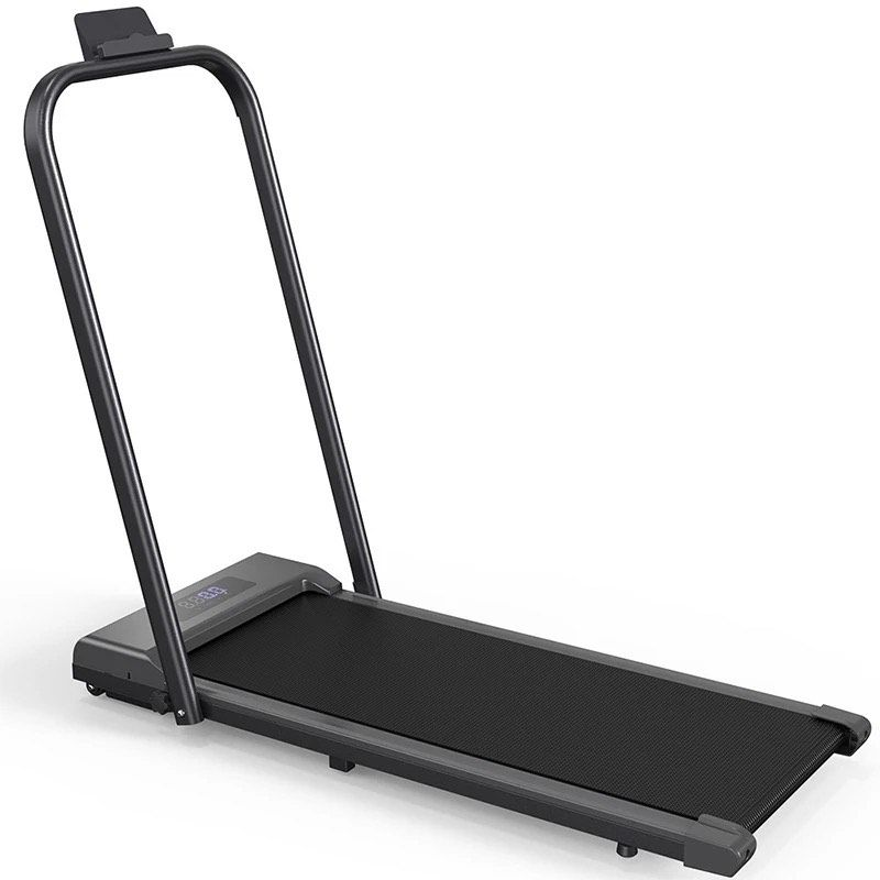A fully upgraded treadmill with dual remote controls and app mode, and armrests for tablets, perfect for home use