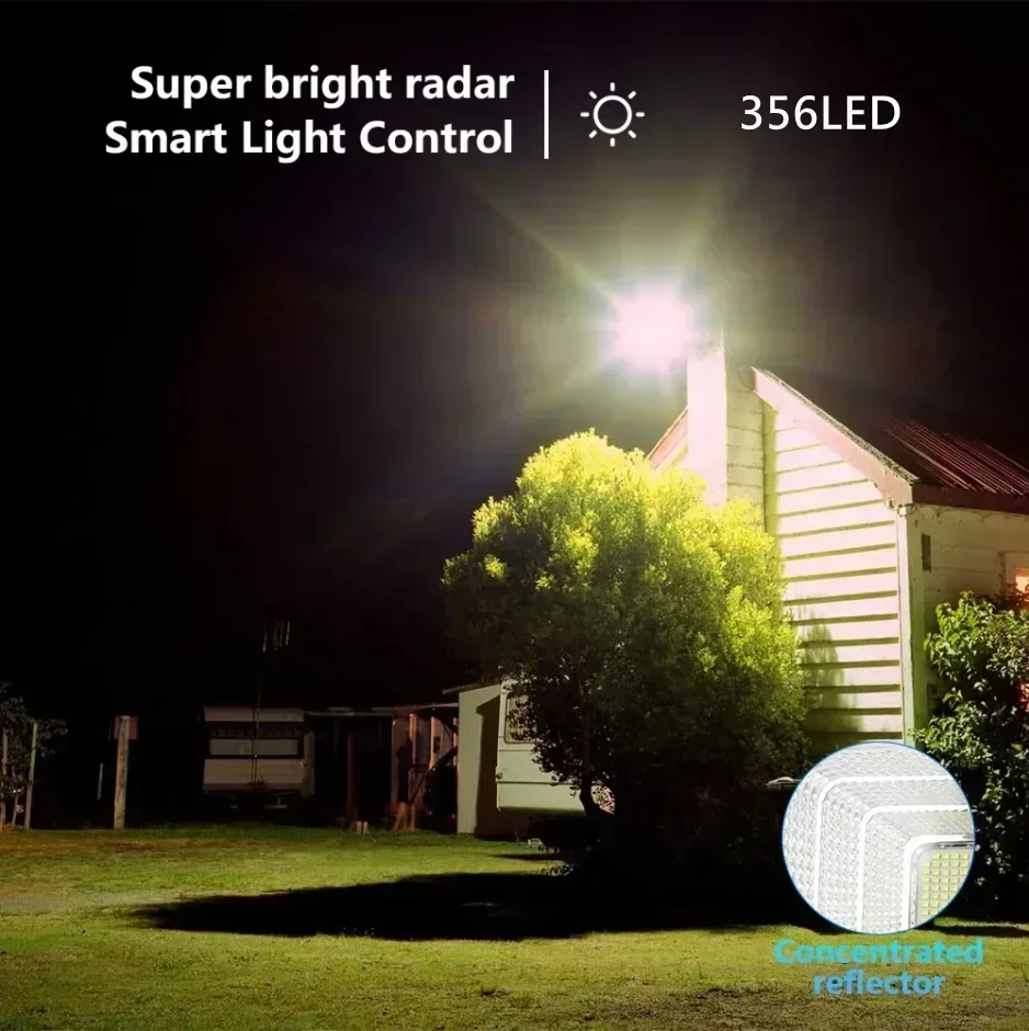 Solar Rechargeable Floodlight with Remote Control