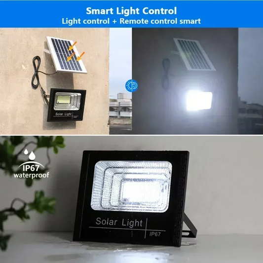 Solar Rechargeable Floodlight with Remote Control