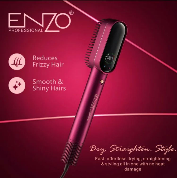 Enzo EN-052 Hair Straightening Brush