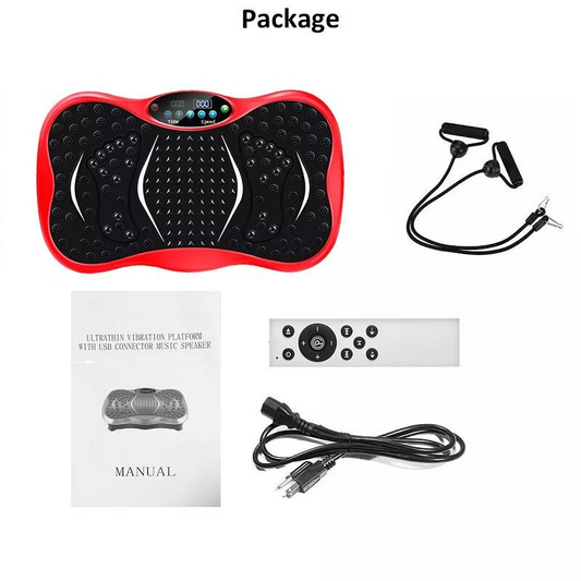 Sportino Vibration Plate Exercise Machine Whole Body Workout Fitness Home Training