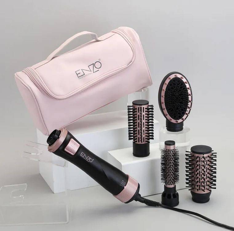 Enzo 4 In 1 Rotating Negative Ionic Detachable Brush Head