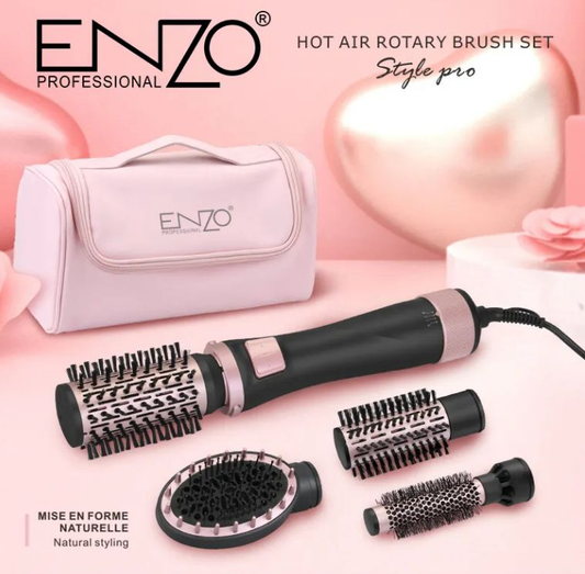Enzo 4 In 1 Rotating Negative Ionic Detachable Brush Head
