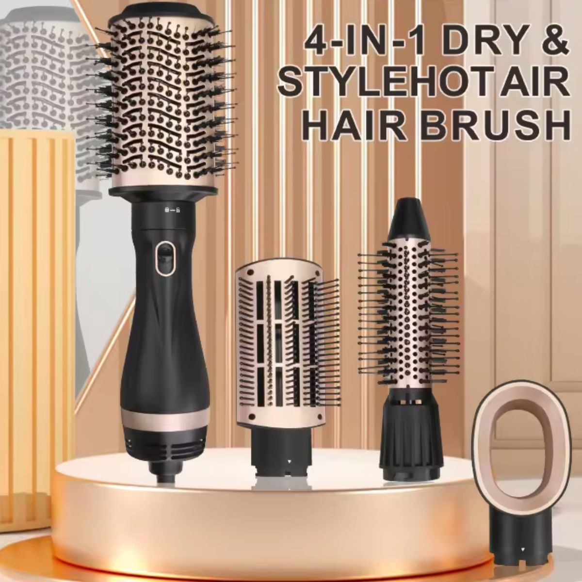 Enzo- 4 -in-1 Hot Air Volumiser Styler Brush