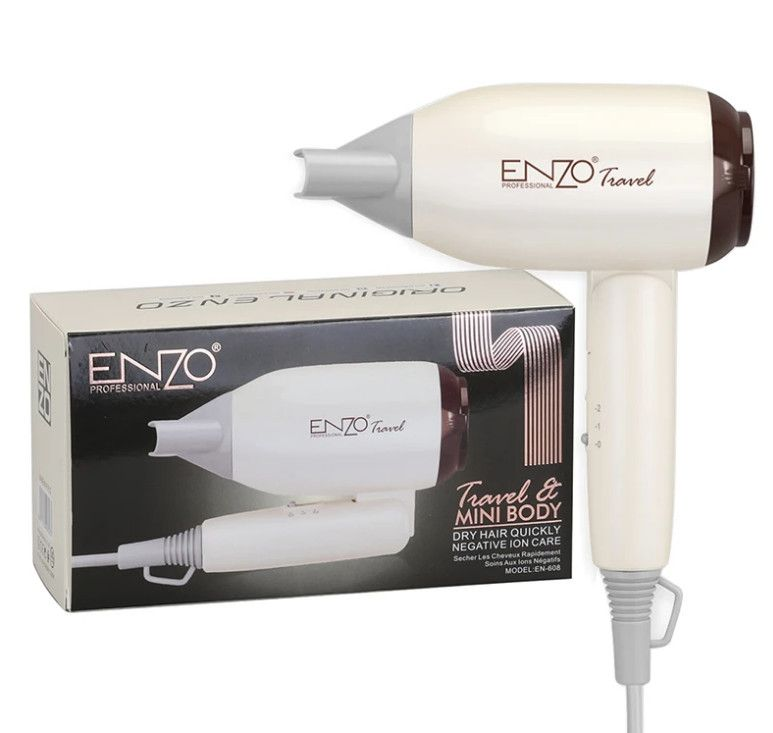 Enzo Electric Family Mini Travel Hair Dryer.