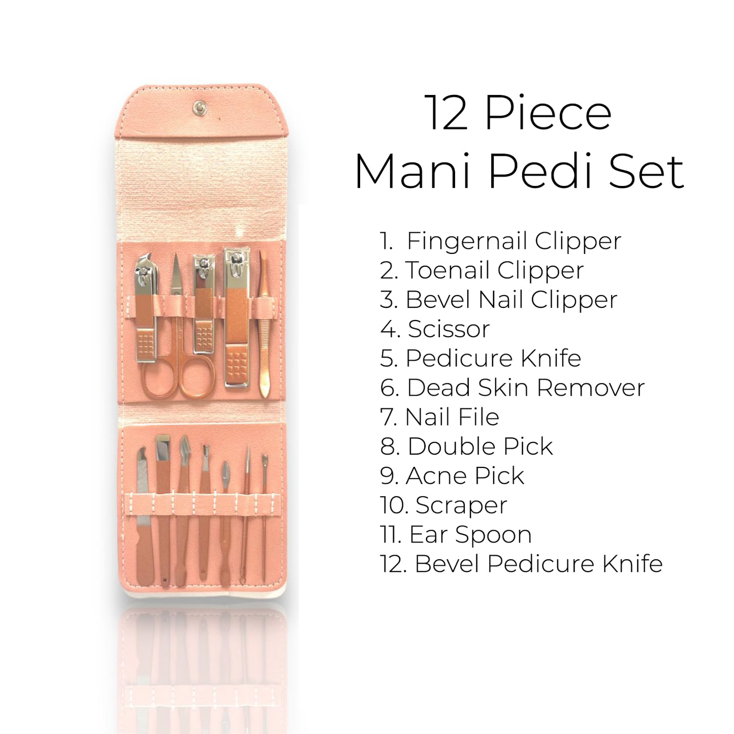Manicure set nail clipper set pedicure set manicure set professional manicure set 12 in 1 for toenails fingernails