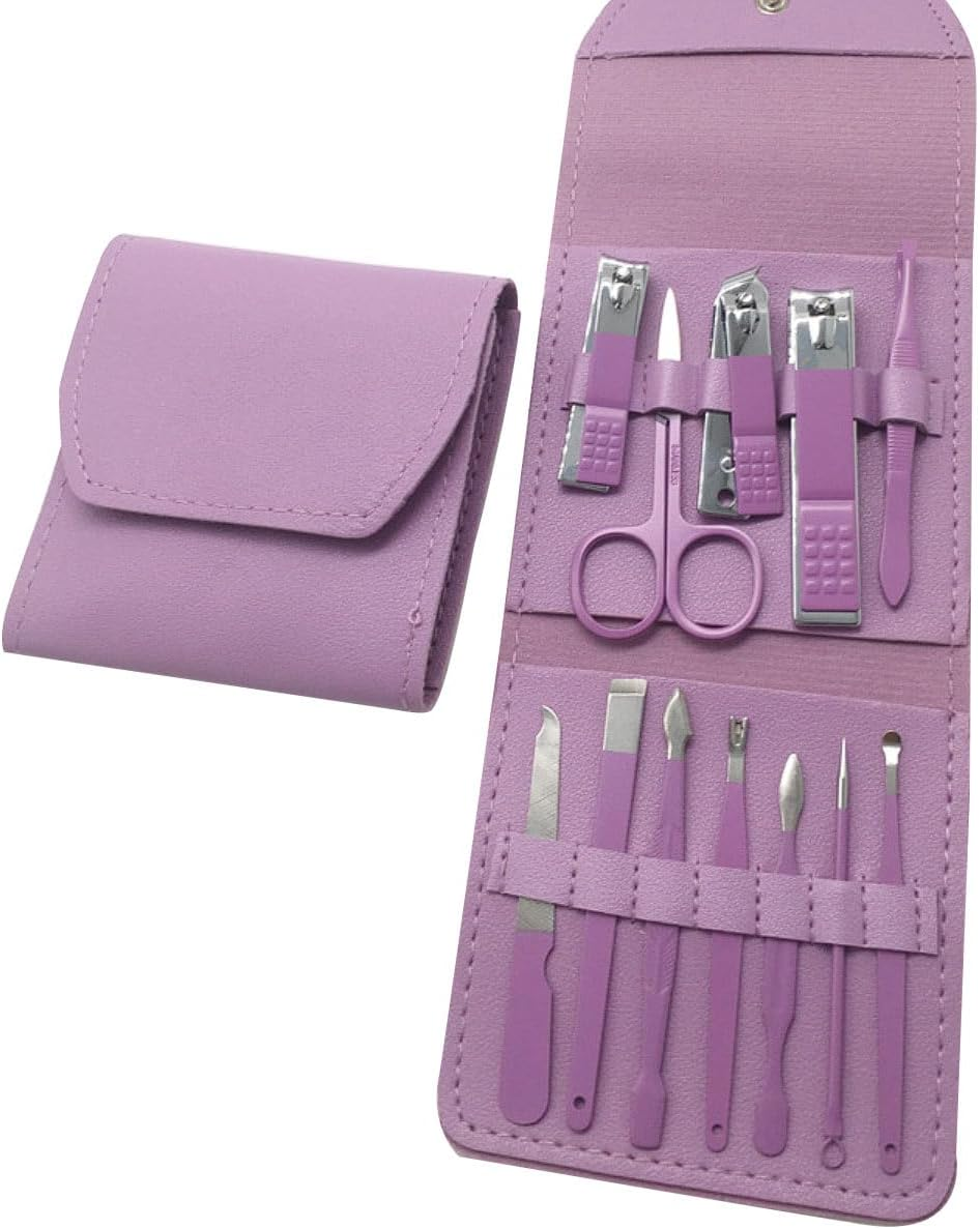 Manicure set nail clipper set pedicure set manicure set professional manicure set 12 in 1 for toenails fingernails