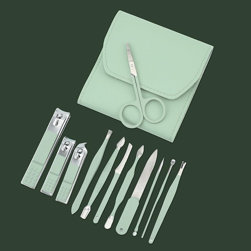 Manicure set nail clipper set pedicure set manicure set professional manicure set 12 in 1 for toenails fingernails