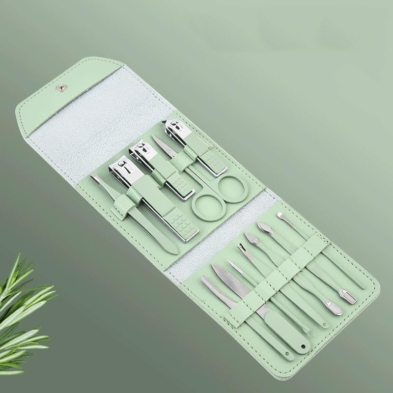 Manicure set nail clipper set pedicure set manicure set professional manicure set 12 in 1 for toenails fingernails