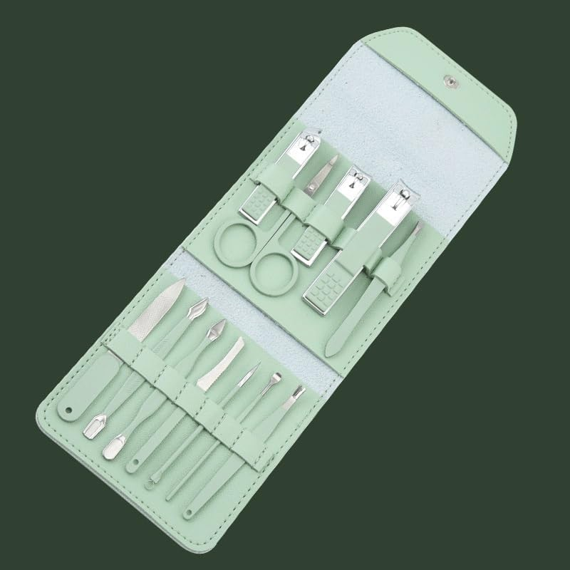 Manicure set nail clipper set pedicure set manicure set professional manicure set 12 in 1 for toenails fingernails
