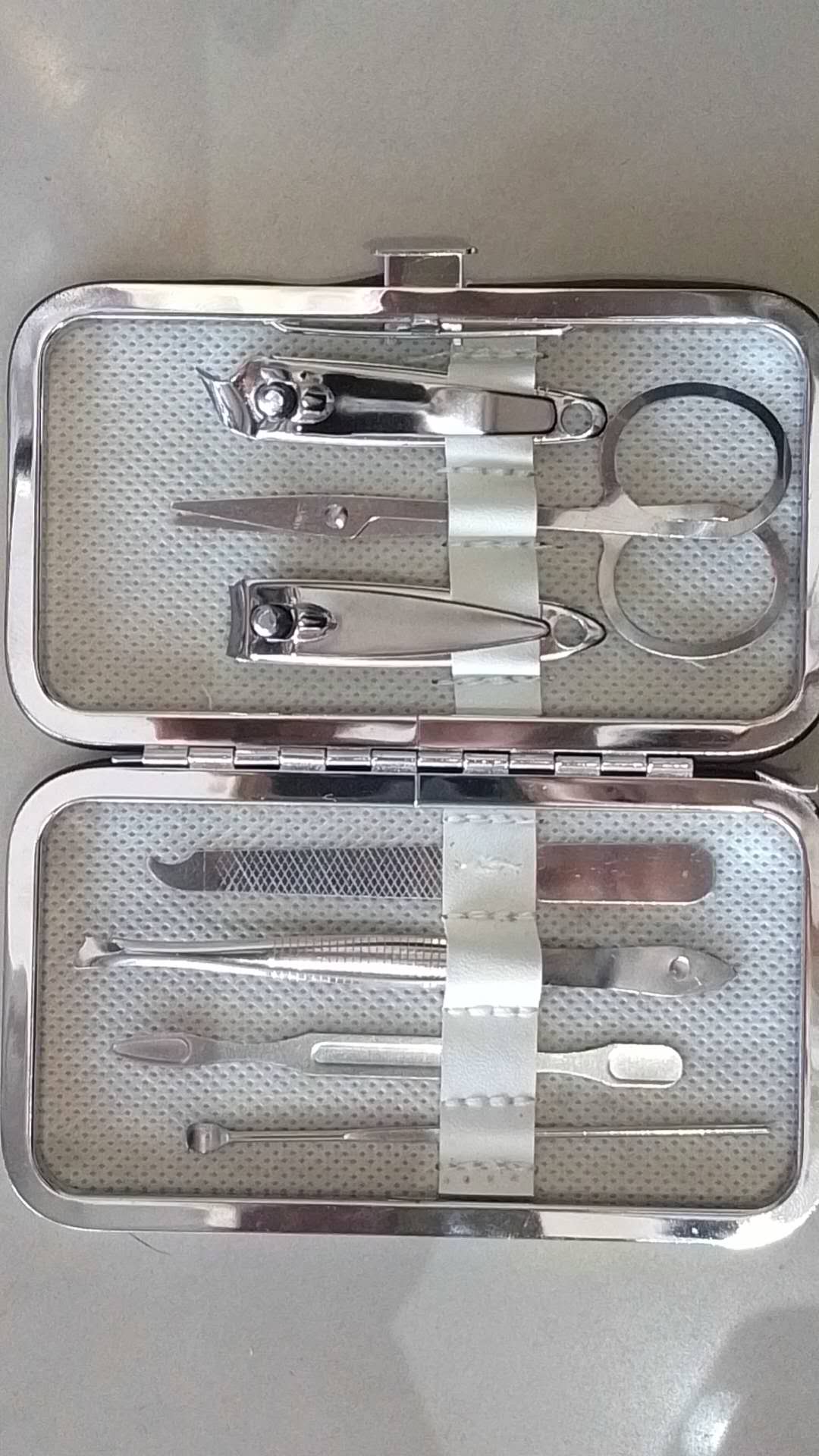 Nail Clipper Set 7 Pieces Nail Clipper Set Portable Travel Stainless Steel Pedicure Scissors Tweezers Manicure Set Set Nail Art Tools Nail Tools