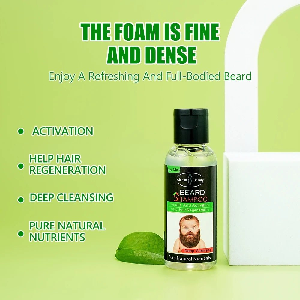 Aichun Beauty Beard Care Products And Derma Roller With Argan Oil
