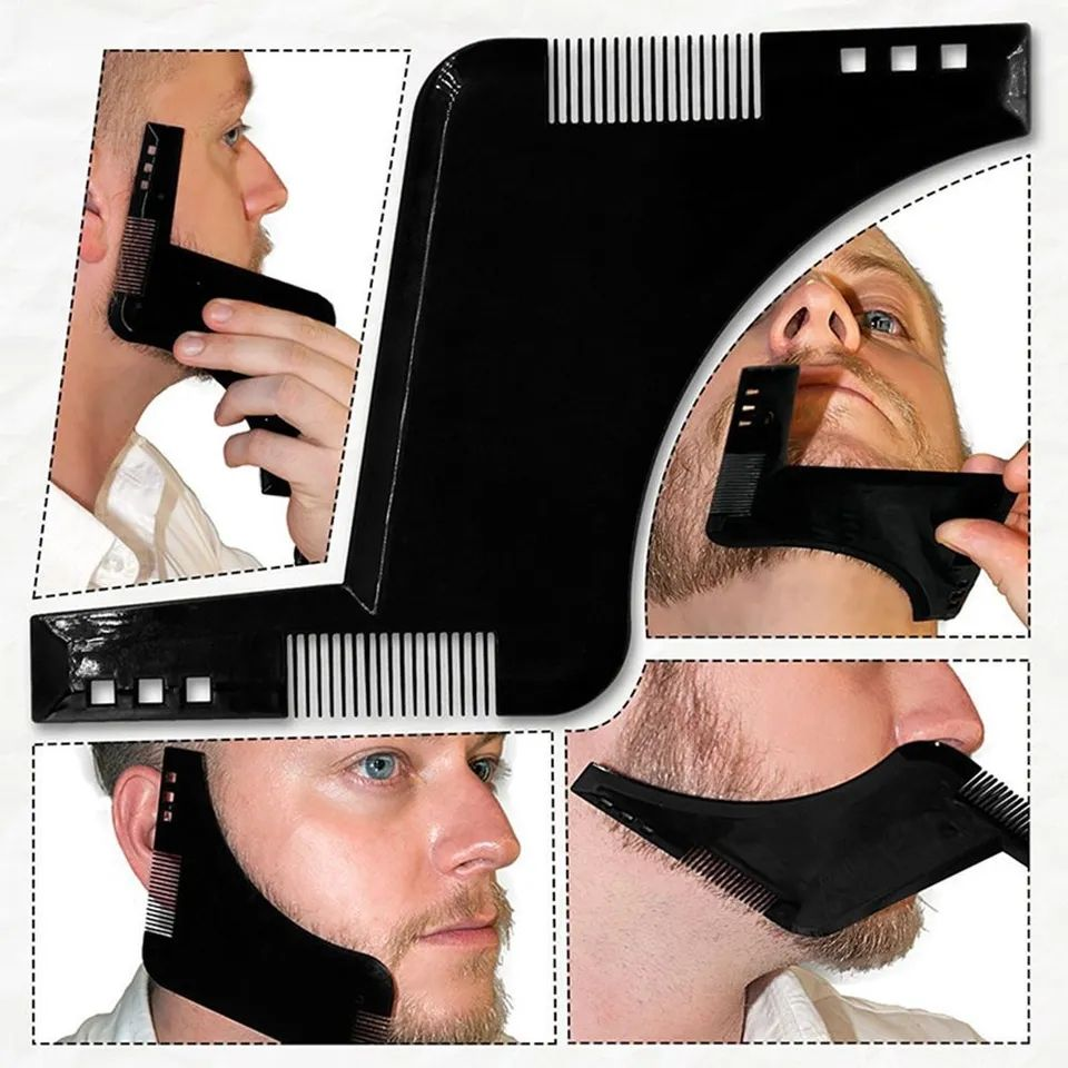 Men's Beard Care Kit with Shaping Brush and Derma Roller