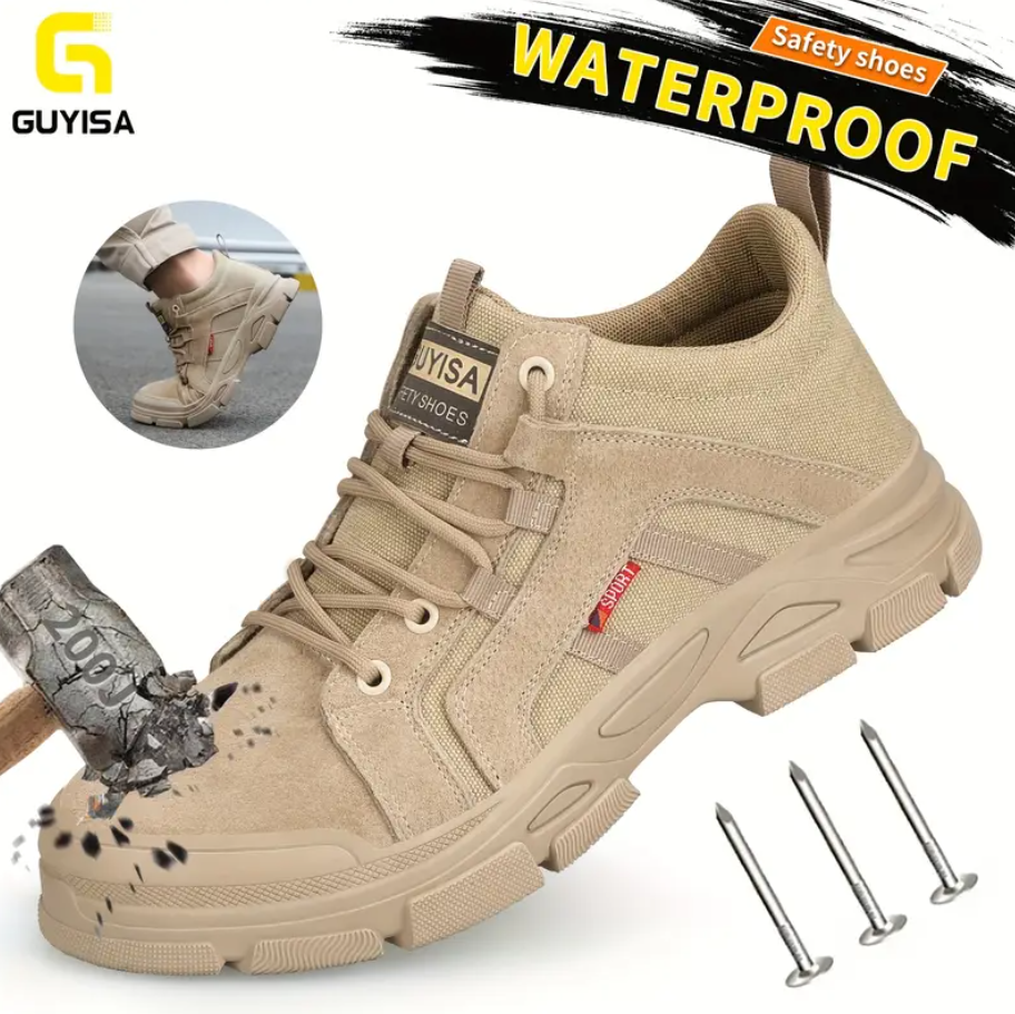 GUYISA safety shoes and boots for all seasons casual street style