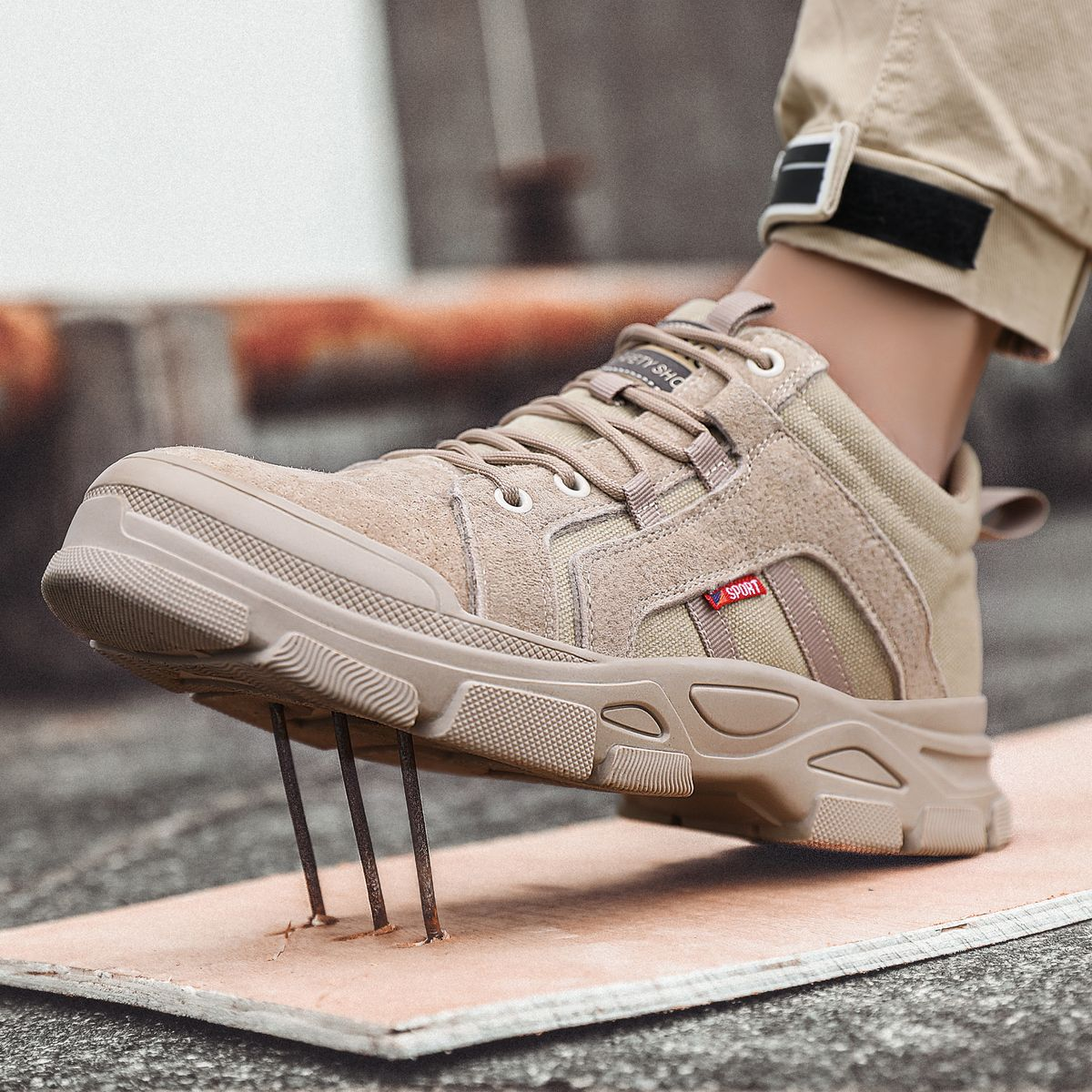 GUYISA safety shoes and boots for all seasons casual street style