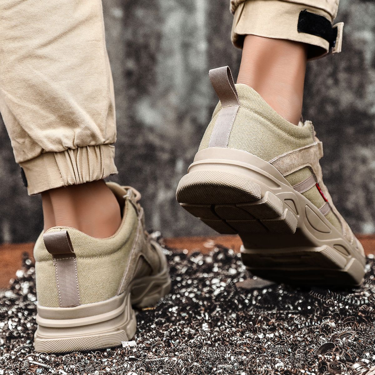 GUYISA safety shoes and boots for all seasons casual street style