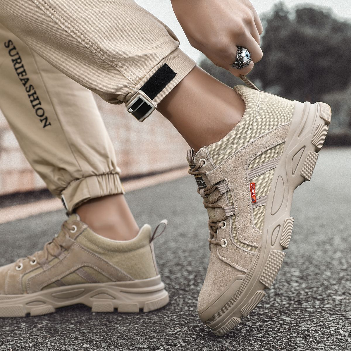 GUYISA safety shoes and boots for all seasons casual street style