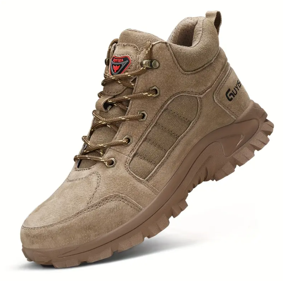 GUYISA Heavy Duty Steel Toe Safety Shoes - Smash and Puncture Resistant