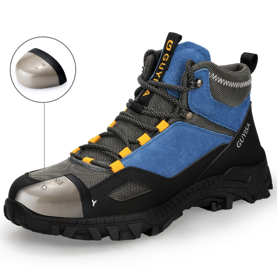 GUYISA Retro Safety Boots - Suitable for Hiking, Outdoor, Daily, Leisure, Four Seasons