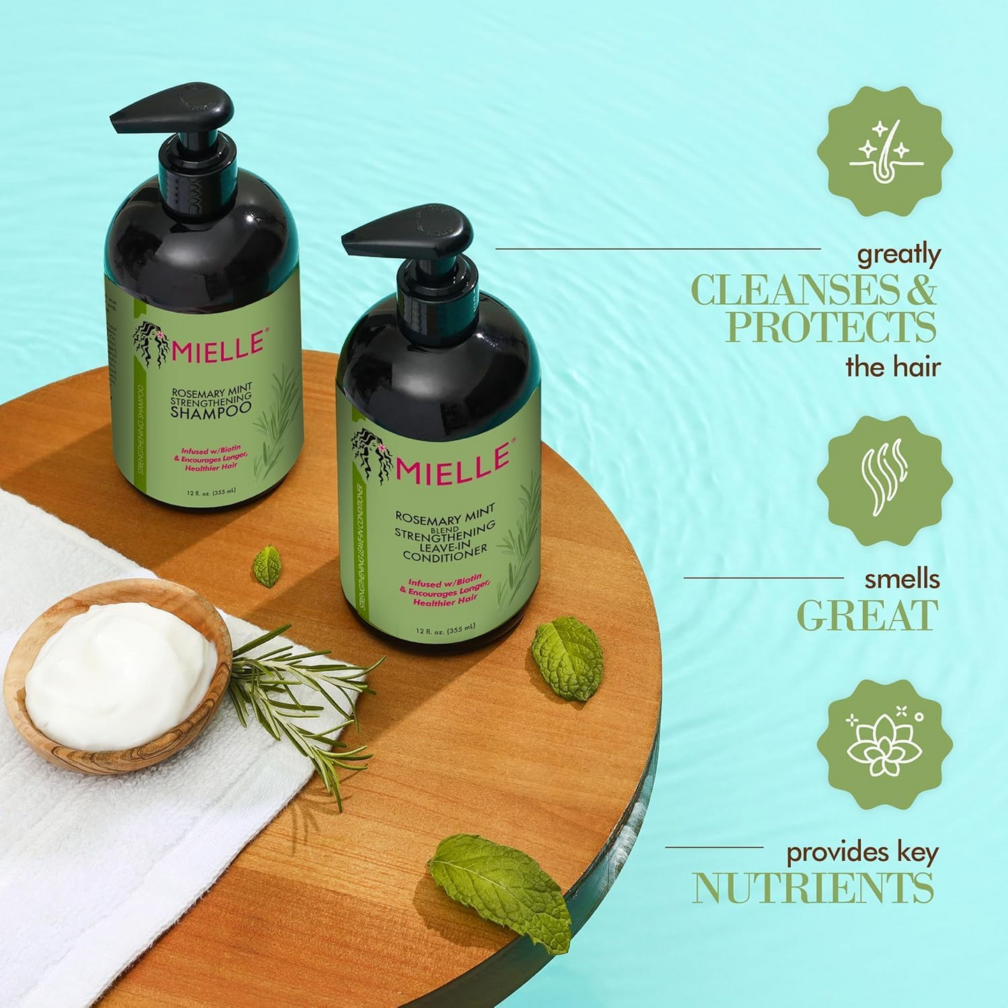 Mielle Intense Rosemary Mint Set OF 4