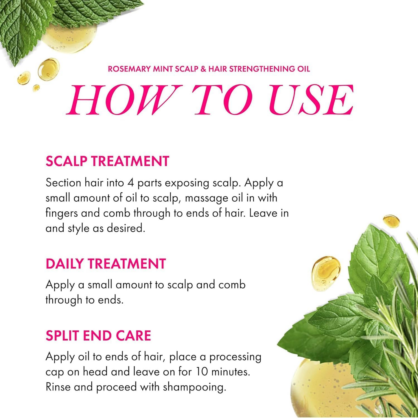 Mielle Intense Rosemary Mint Set OF 4