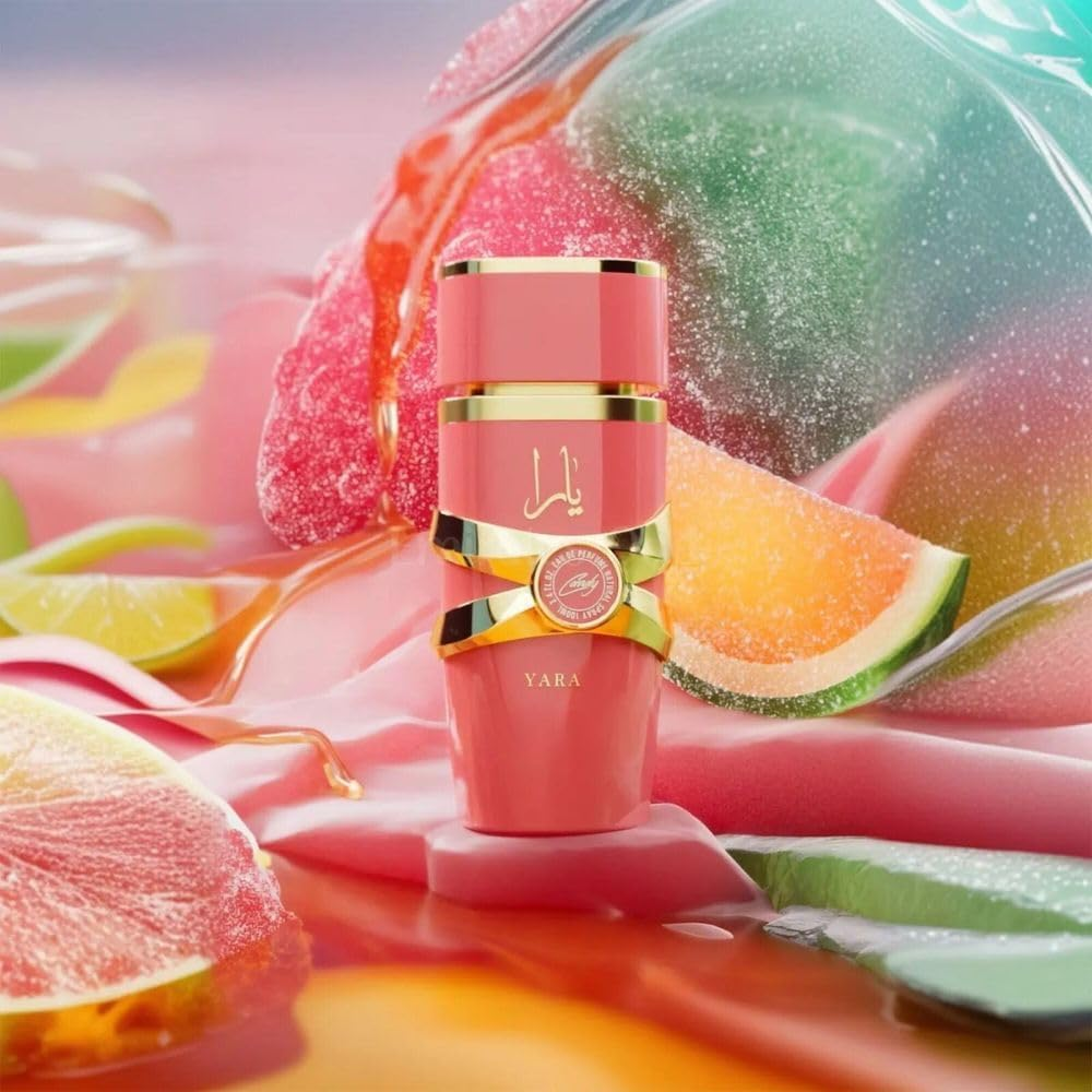 Lattafa Yara 3,4 oz / 100 ml Eau de Parfum Réveillez l'esprit d'exploration et ressentez l'exotisme