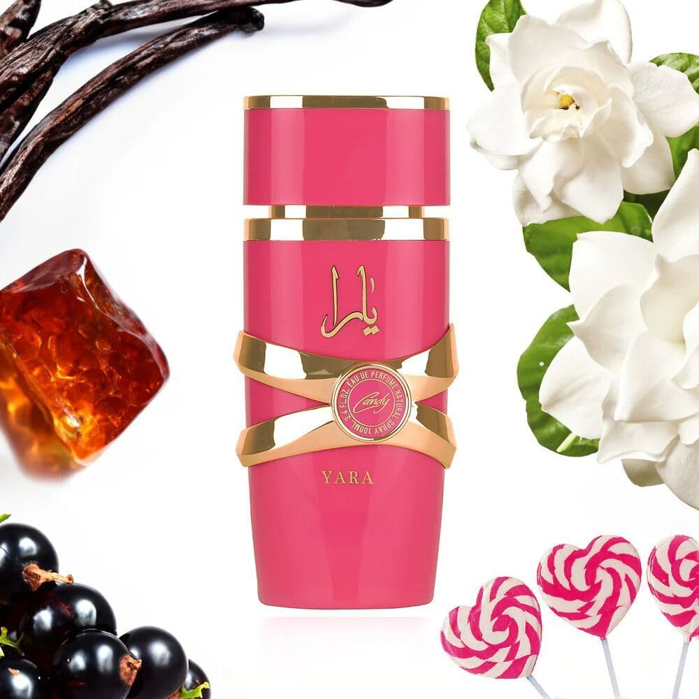 Lattafa Yara 3,4 oz / 100 ml Eau de Parfum Réveillez l'esprit d'exploration et ressentez l'exotisme